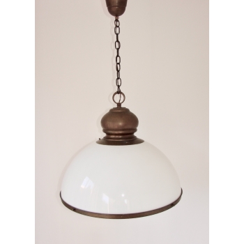 Lampa z lat 90. wykonana z metalu i tworzywa sztucznego